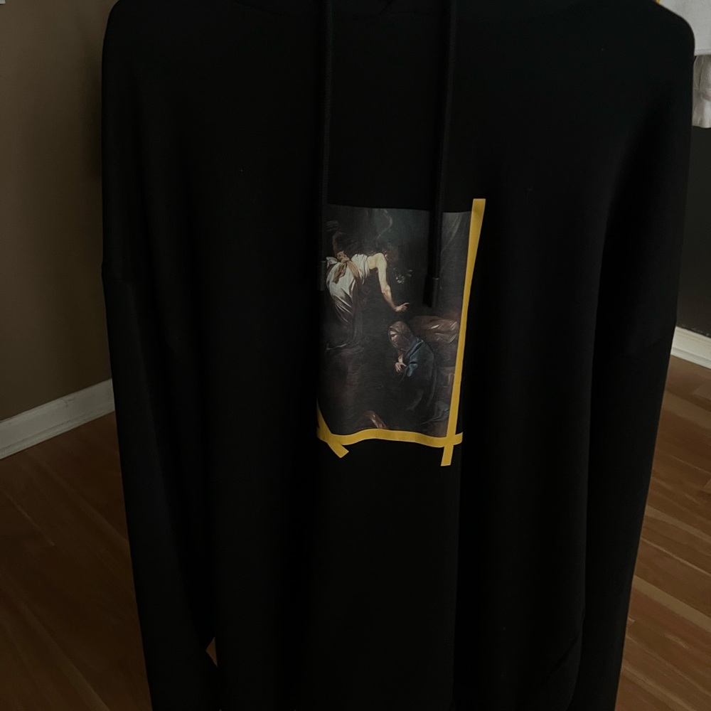 Black Graphic Hoodie